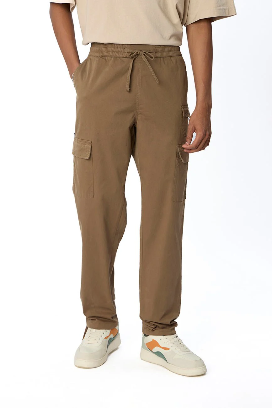 9 Pocket Cargo Pants // Khaki - Image 5