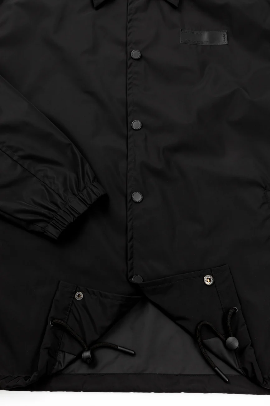 Button Down Lightweight Jacket // Black - Image 4