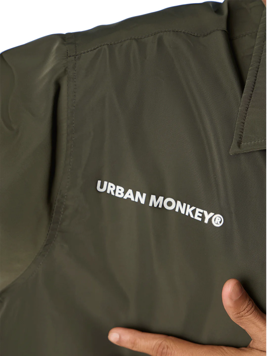 Button Down Lightweight Jacket // Olive Green - Image 8