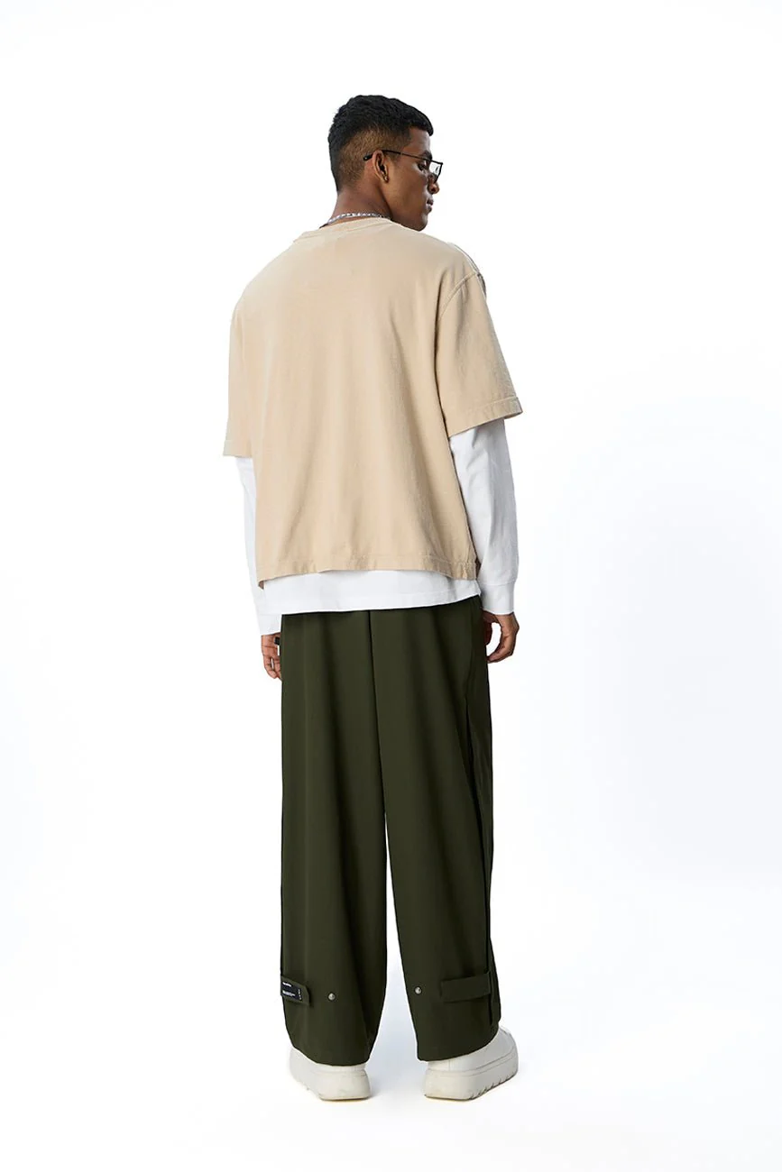 Adjustable Cargo Pants // Green - Image 3