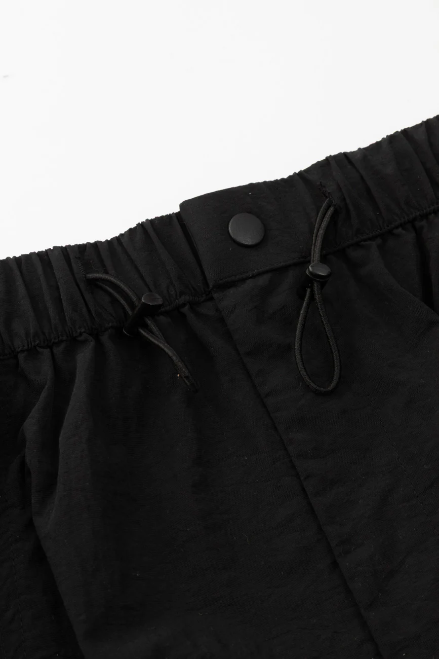 Cargo Parachute Skirt // Black - Image 6