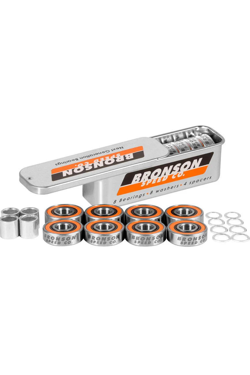 Bronson Speed Co. G3 - 8 Bearings, 4 Spacers, & 8 Axle Washers - Image 2
