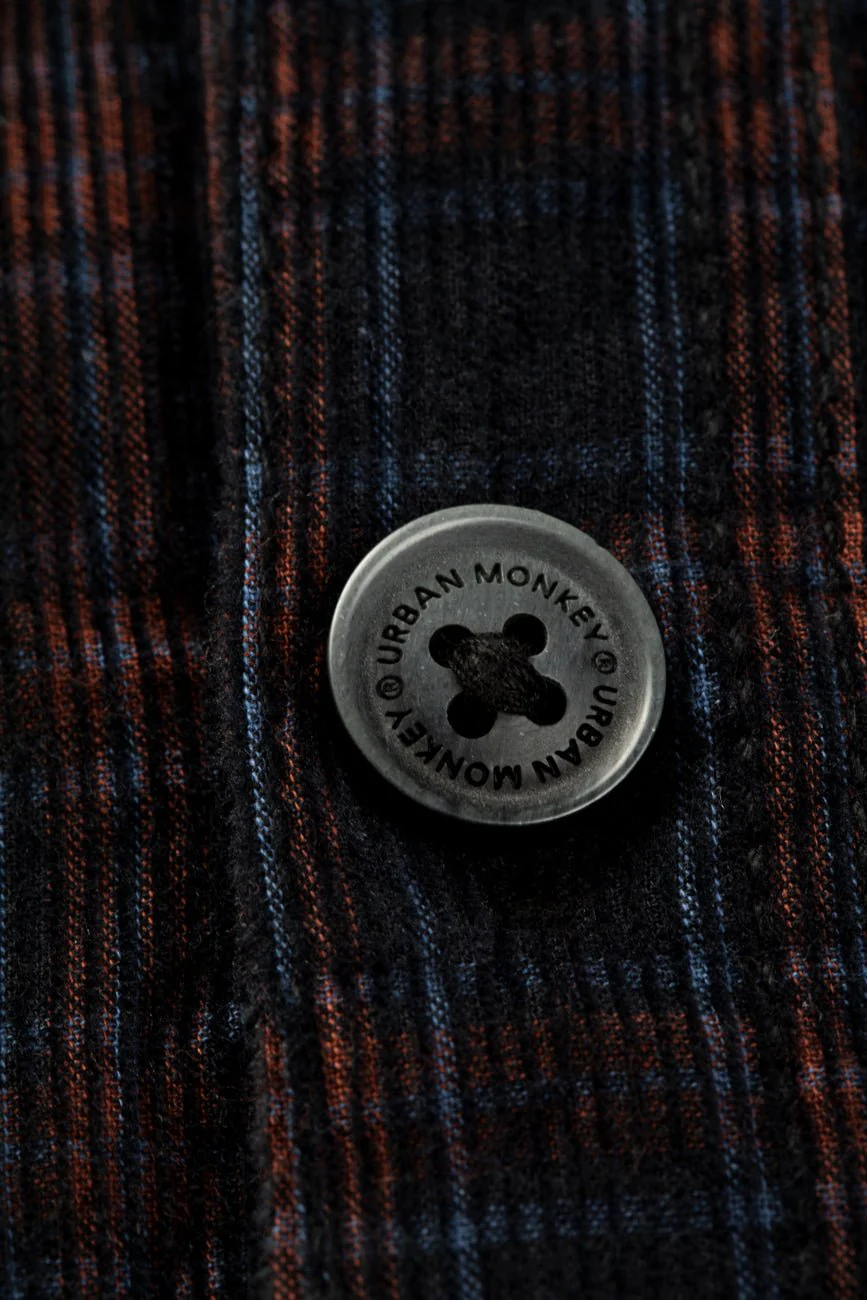 Check Corduroy Shirt 001 // oversized - Image 5
