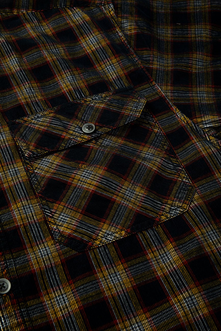 Check Corduroy Shirt 002 // oversized - Image 4