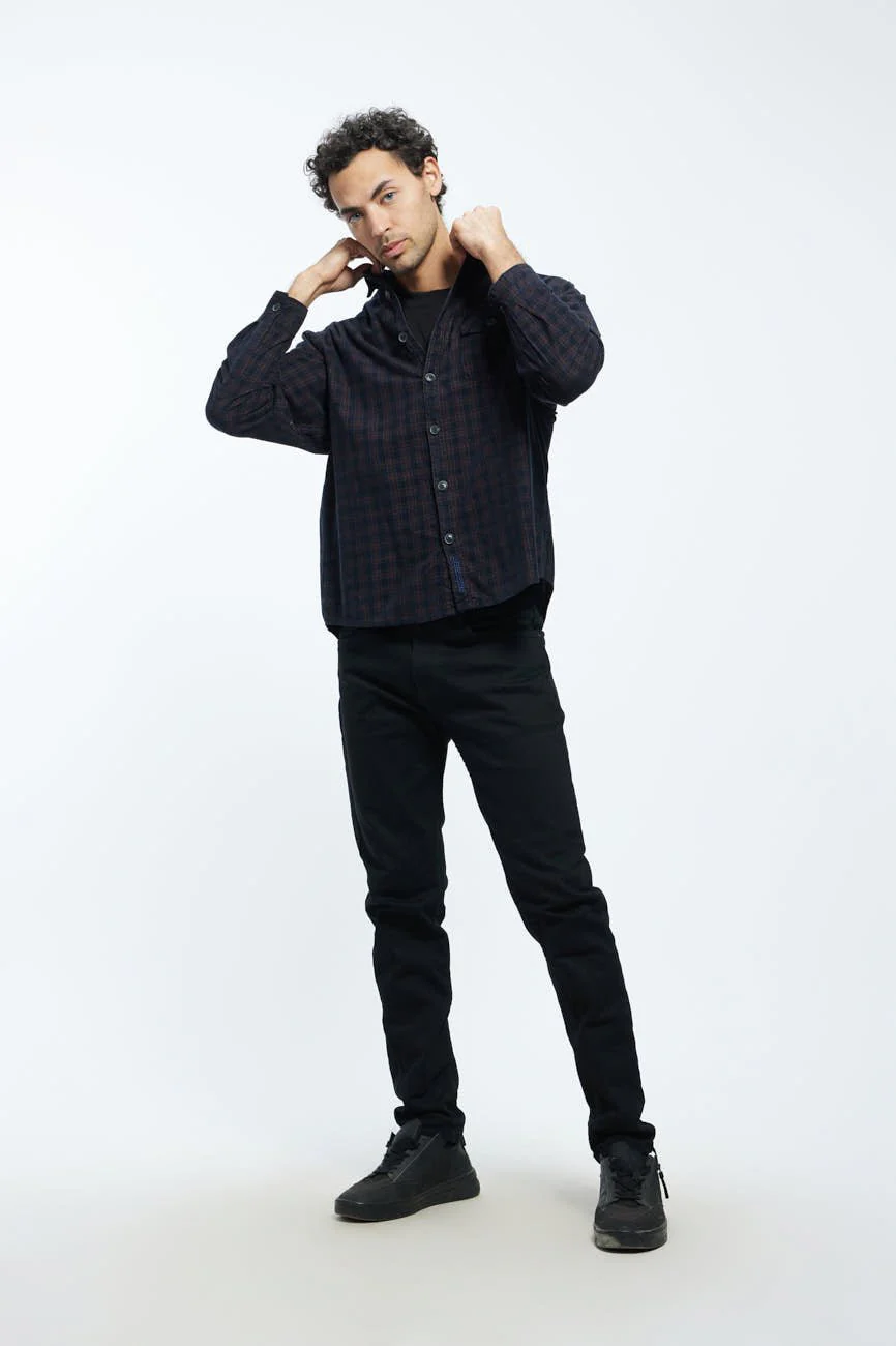 Check Corduroy Shirt 004 // regular fit - Image 4