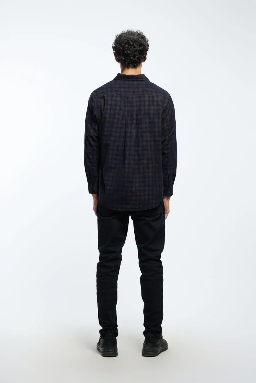 Check Corduroy Shirt 004 // regular fit - Image 5