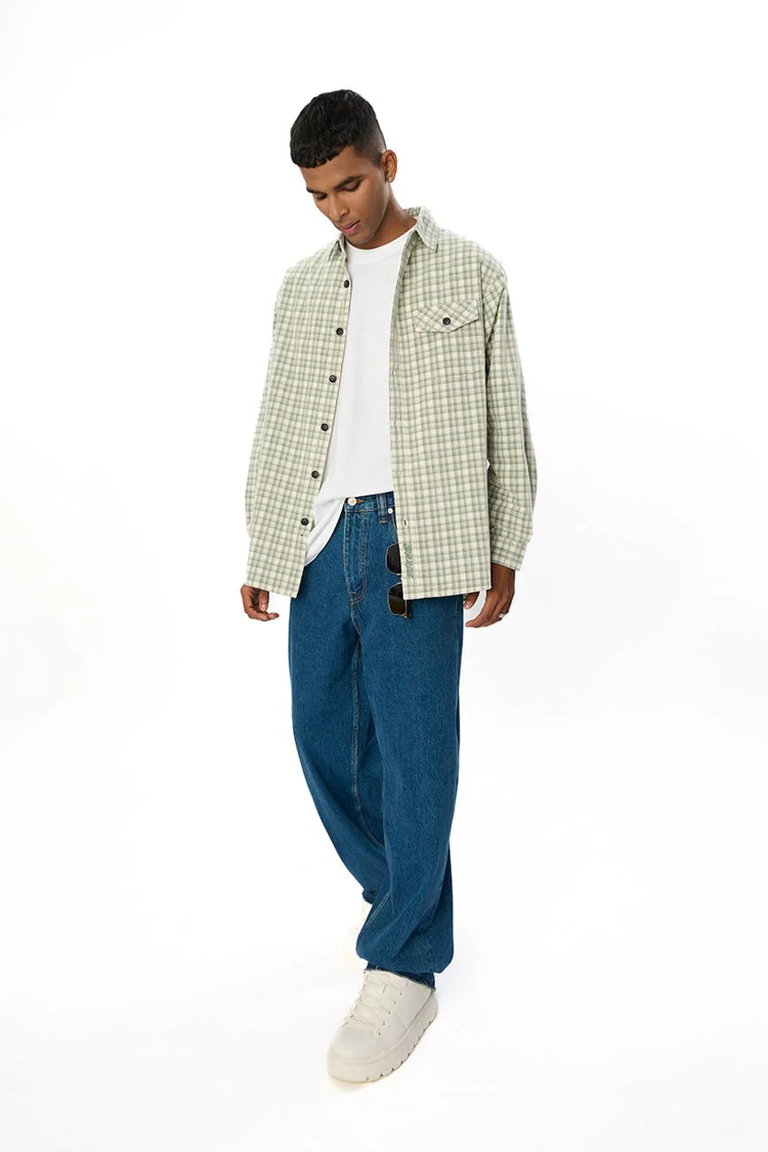 Check Corduroy Shirt 008 // regular fit - Image 5