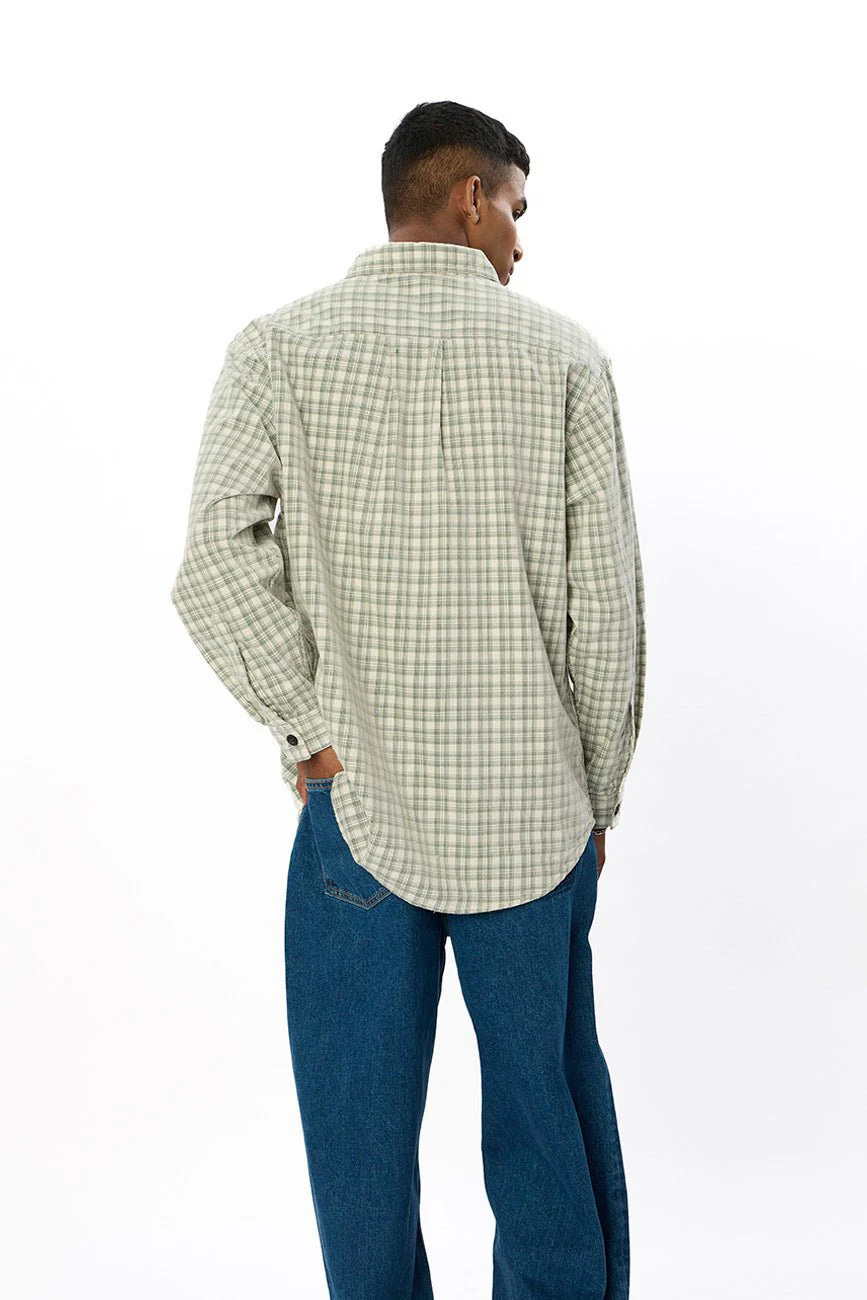 Check Corduroy Shirt 008 // regular fit - Image 8