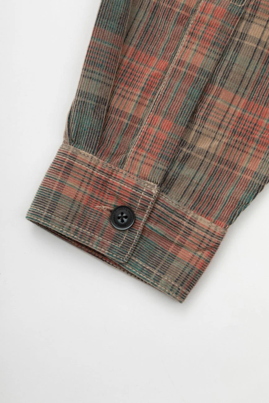Check Corduroy Shirt 009 // regular fit - Image 5