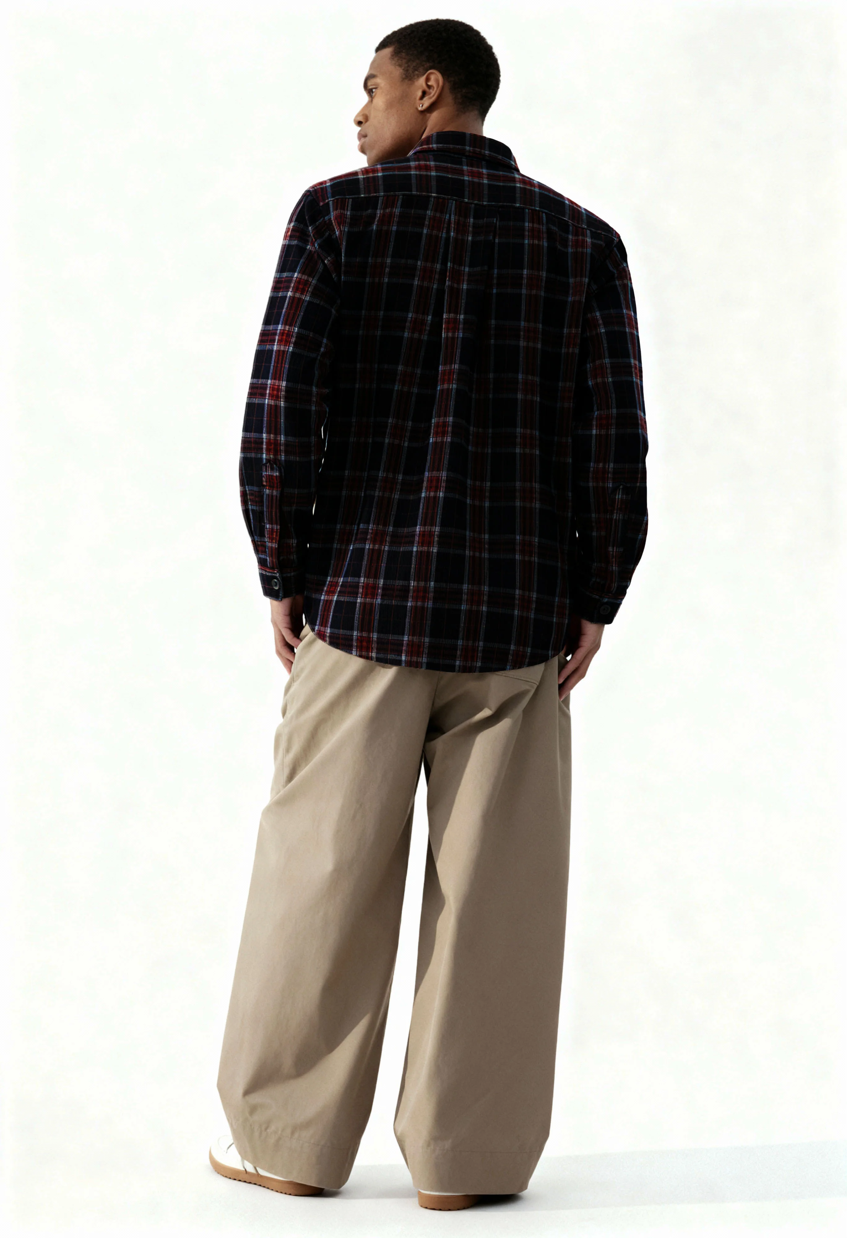 Check Corduroy Shirt 011 // regular fit - Image 3