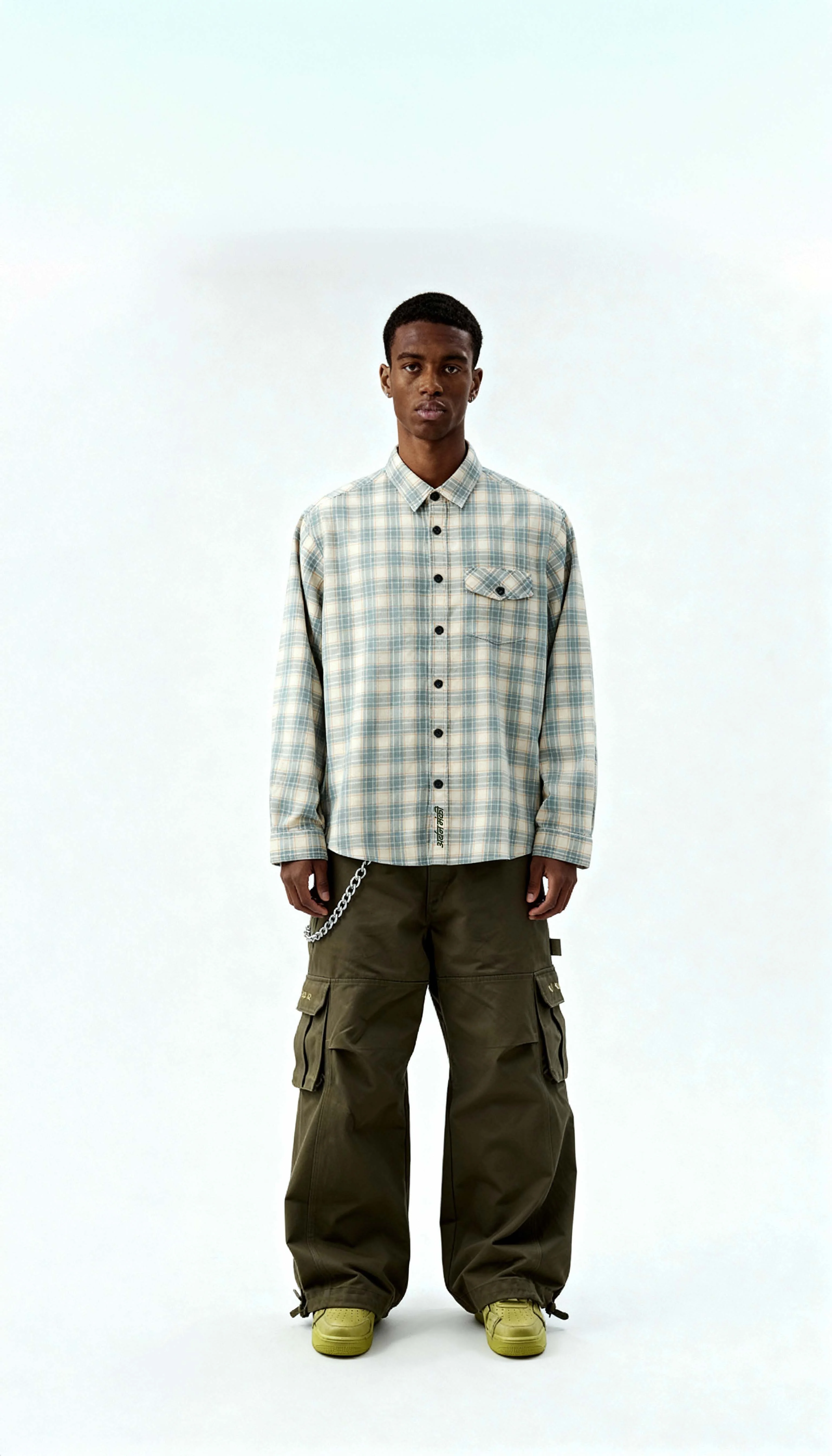 Check Corduroy Shirt 012 // regular fit - Image 2