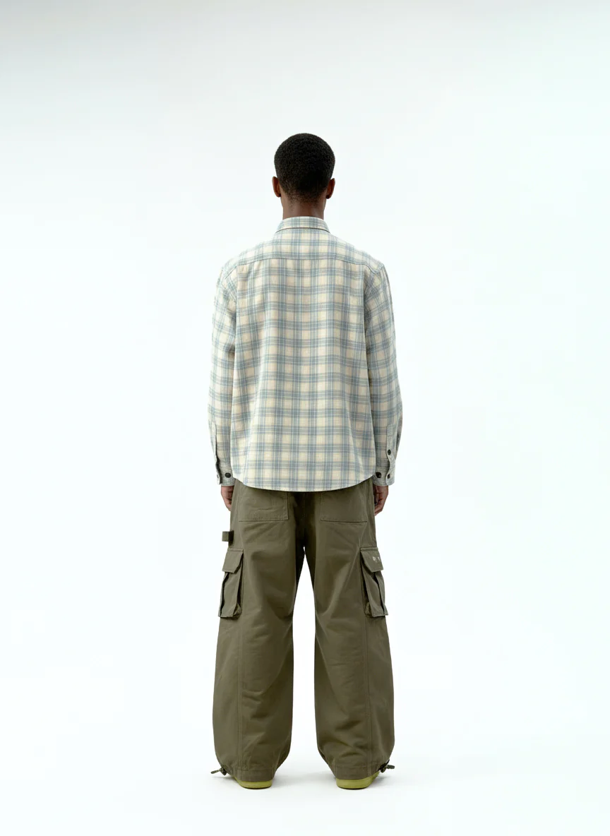 Check Corduroy Shirt 012 // regular fit - Image 3