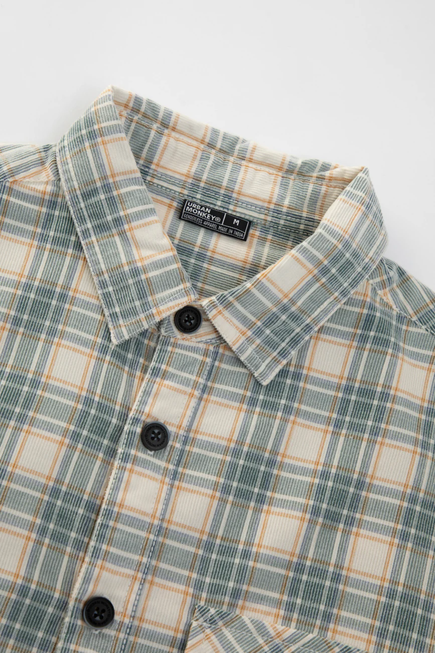 Check Corduroy Shirt 012 // regular fit - Image 4
