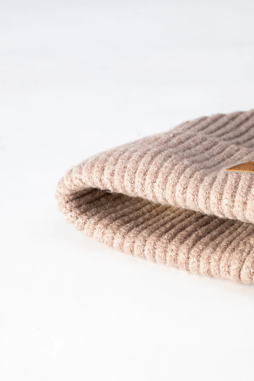 Cuffed Beanie // Sand Brown - Image 4