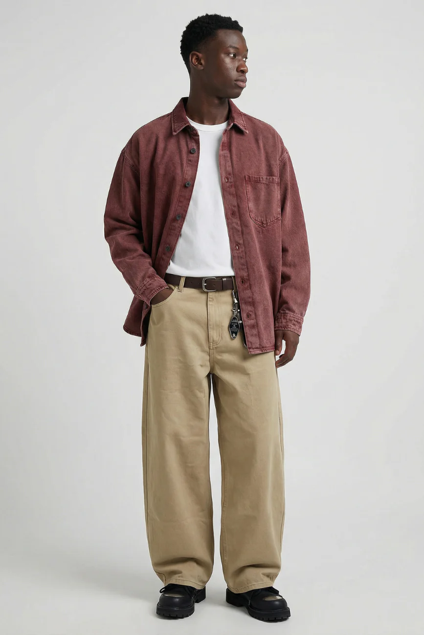 Denim Full Sleeves Shirt - Image 11