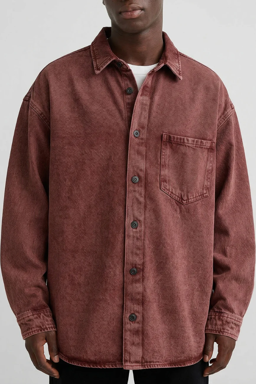 Denim Full Sleeves Shirt - Image 5