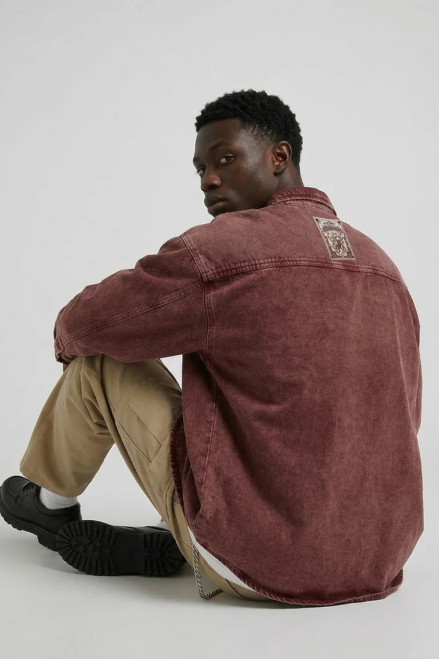 Denim Full Sleeves Shirt - Image 6