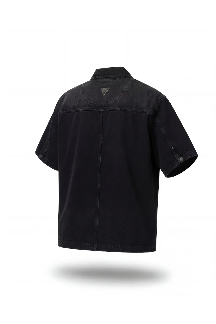 Denim Short Sleeves Shirt - Image 2