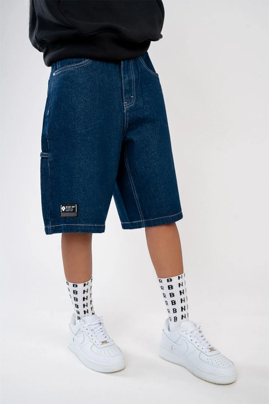 Denim Shorts // Dark Blue - Image 2