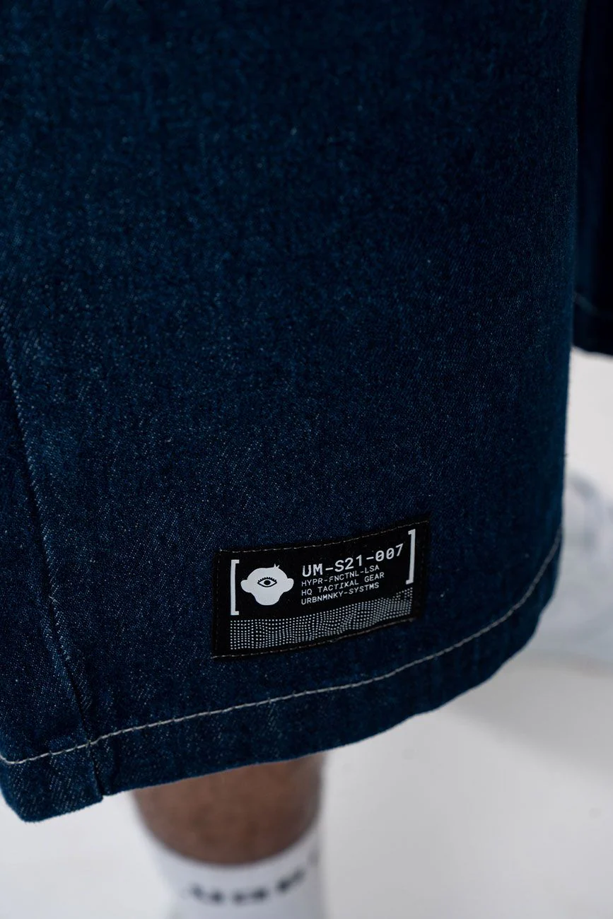 Denim Shorts // Dark Blue - Image 3