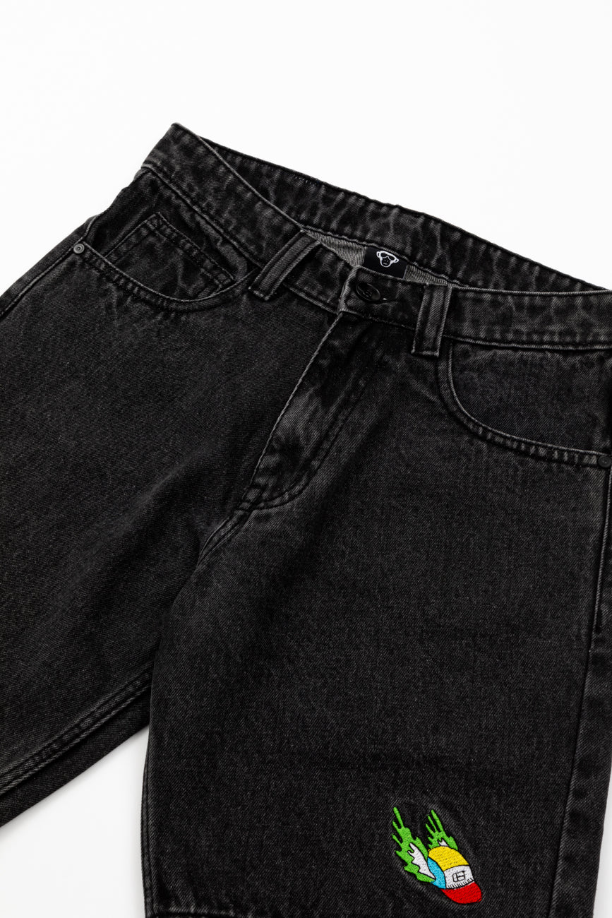 Denim Shorts // Black - Image 16