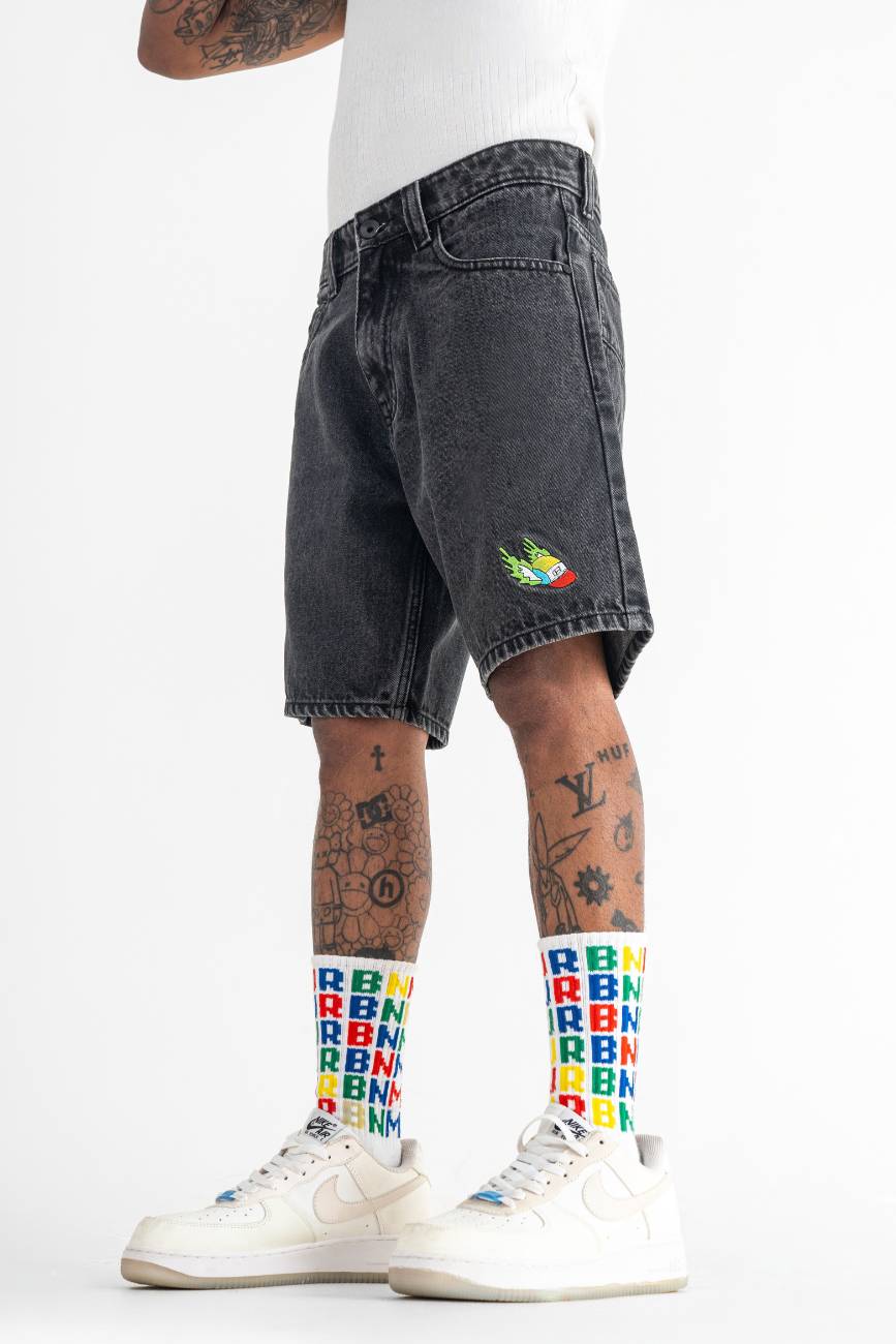Denim Shorts // Black - Image 20