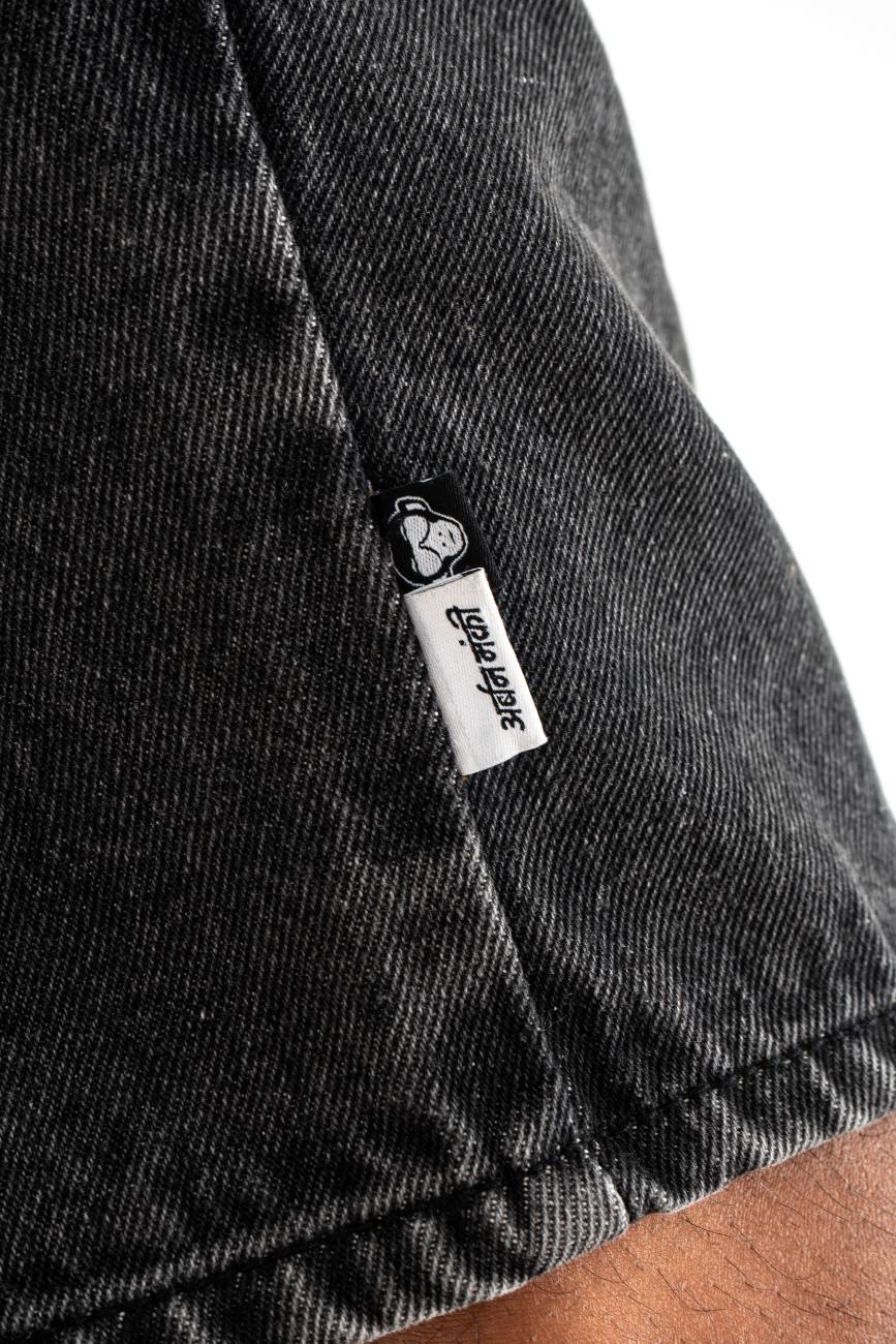 Denim Shorts // Black - Image 5