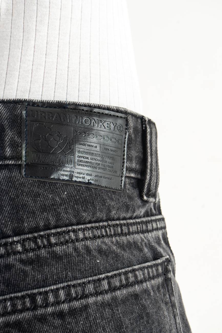 Denim Shorts // Black - Image 7