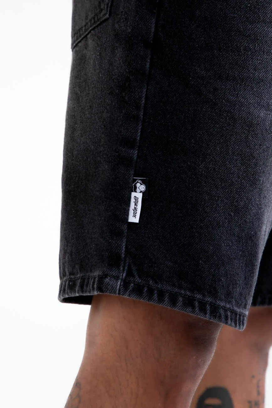 Denim Shorts // Washed Charcoal - Image 6