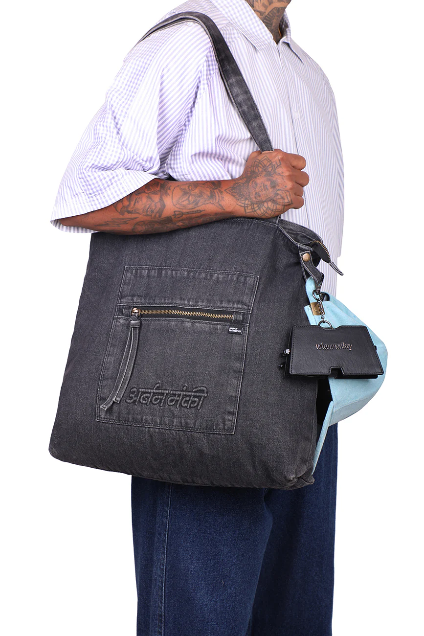 Denim Shoulder Bag - Image 5