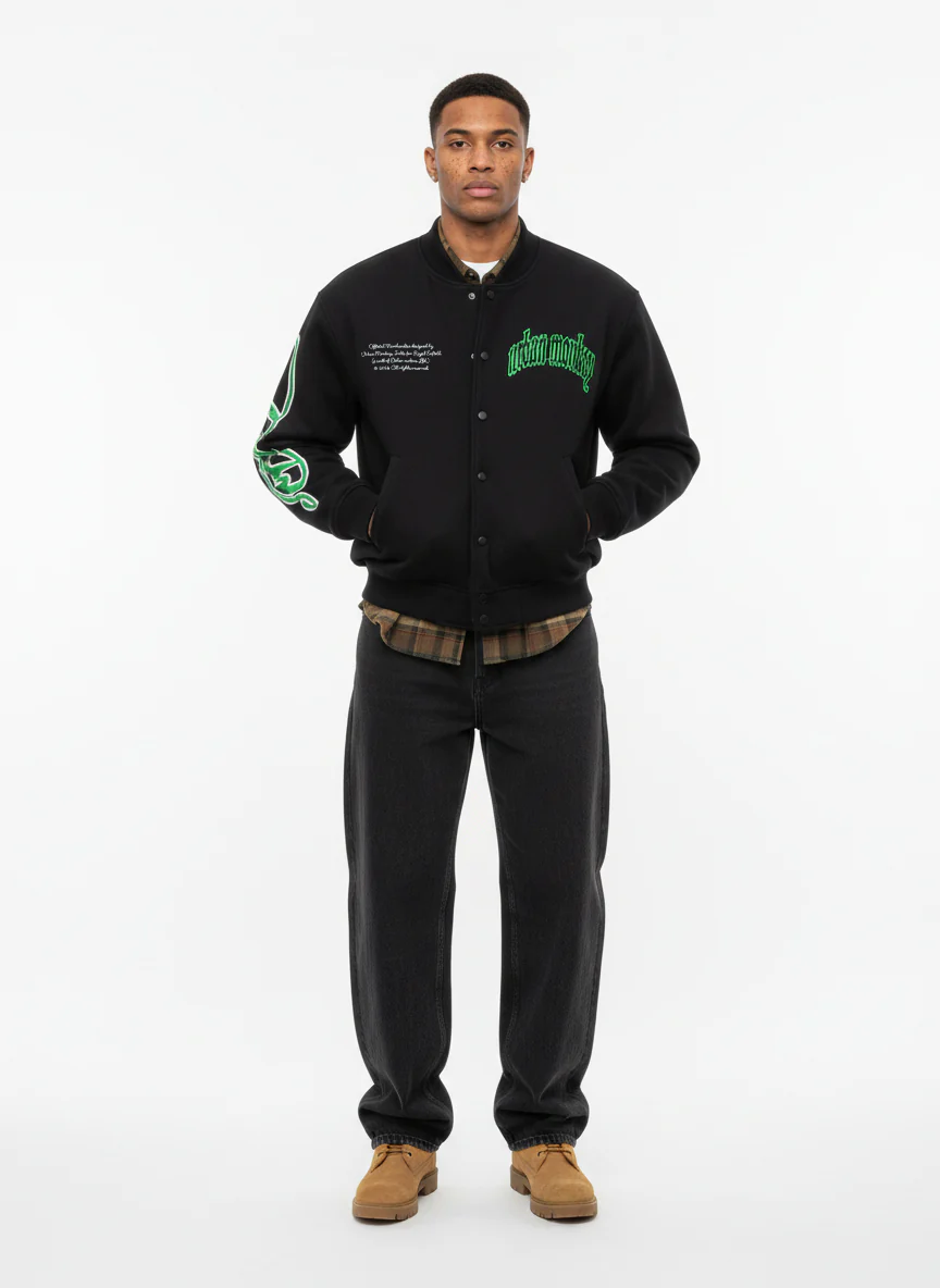 Emperor Varsity Jacket_Royal Enfield x Urban Monkey - Image 5