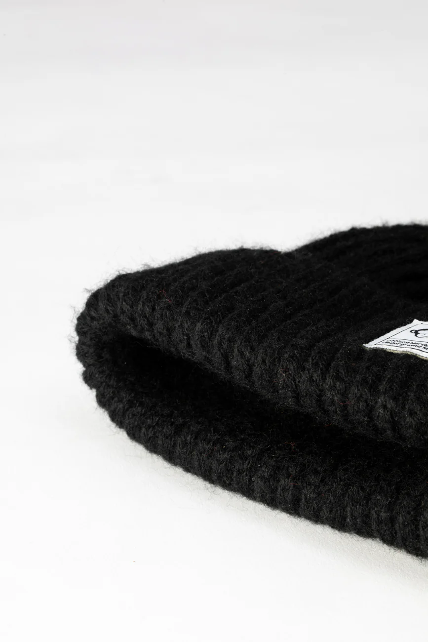 Fisherman Beanie // Black - Image 3