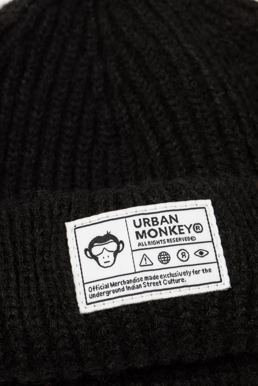 Fisherman Beanie // Black - Image 4