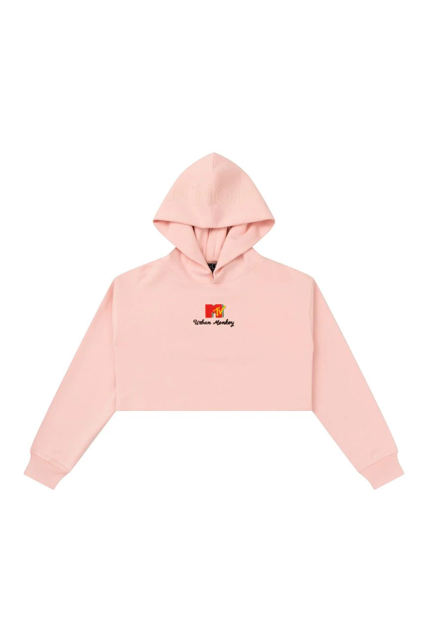 Flow Cropped Hoodie_MTV x Urban Monkey - Image 3