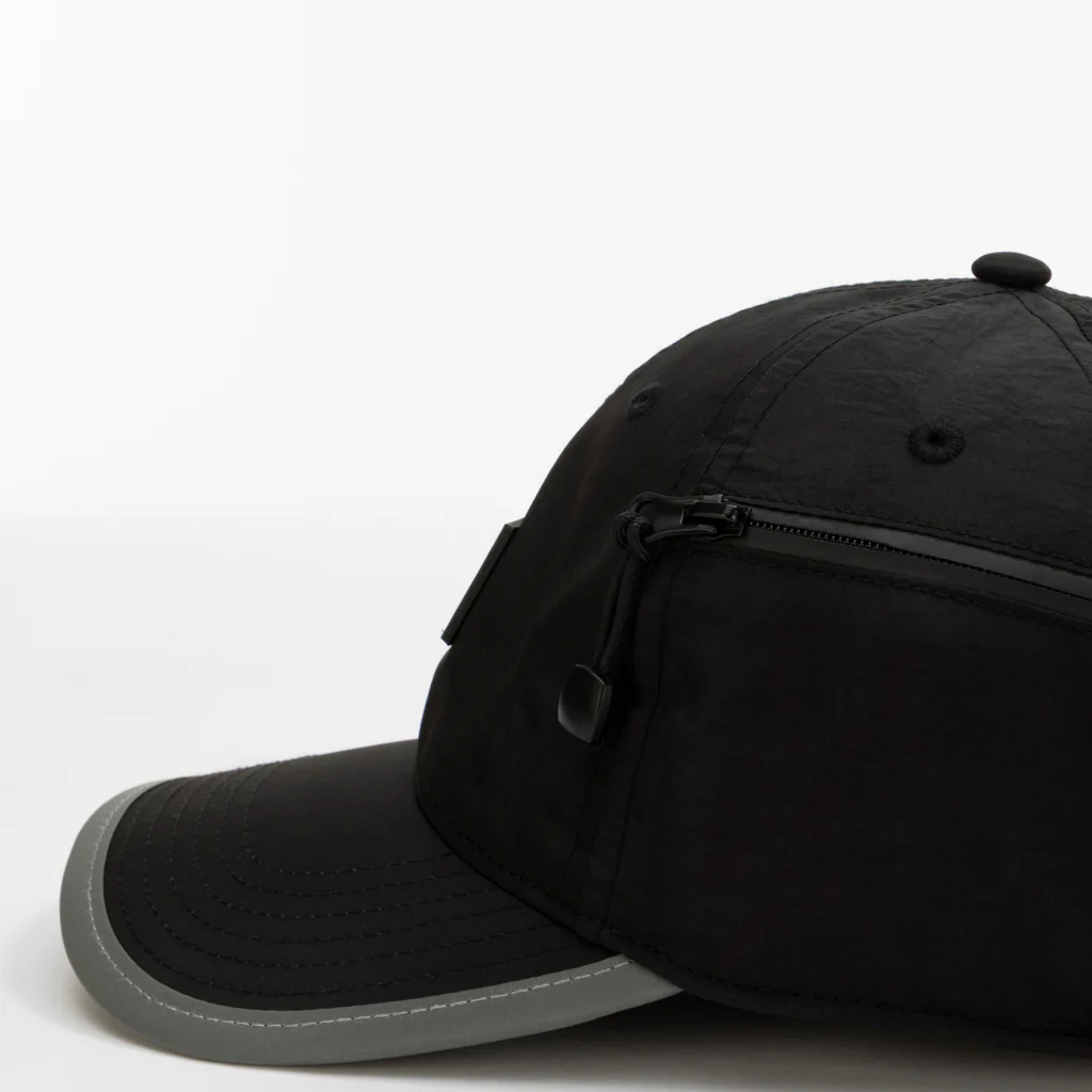 Foldable Outdoor Cap with Pocket // Black - Image 6