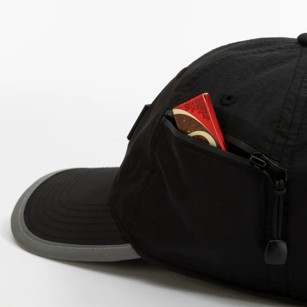 Foldable Outdoor Cap with Pocket // Black - Image 8