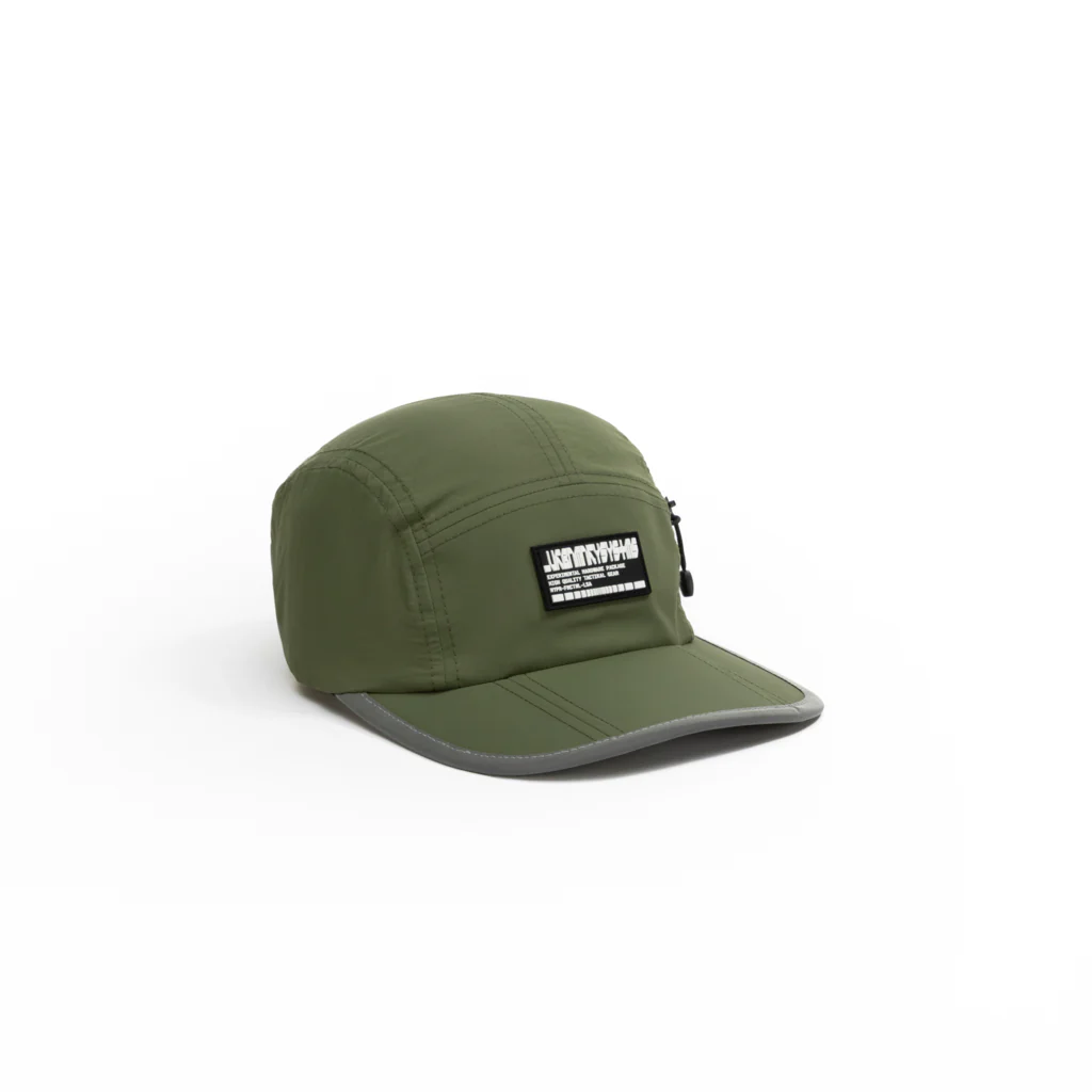 Foldable Outdoor Cap with Pocket // Olive - Image 2