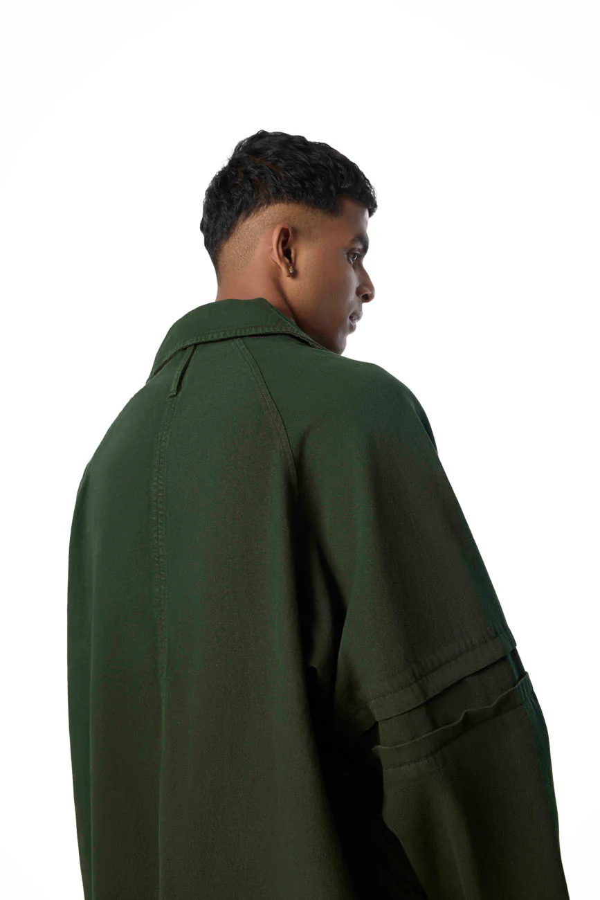 Hobo Shacket // Hunter Green - Image 6