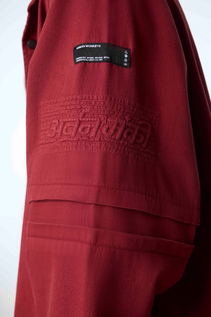 Hobo Shacket // Rosewood - Image 3