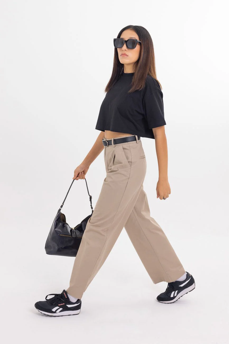 Holy // Womens Cropped Box Fit Tee - Image 3