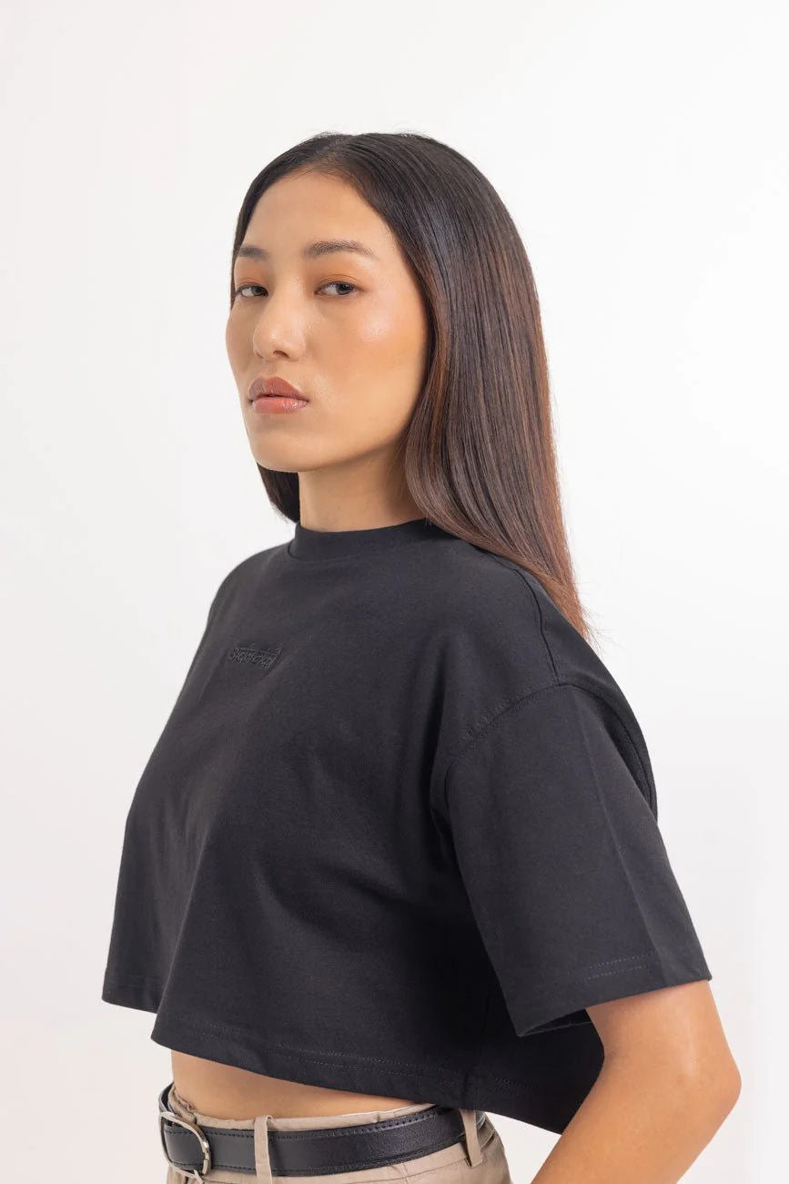 Holy // Womens Cropped Box Fit Tee - Image 5