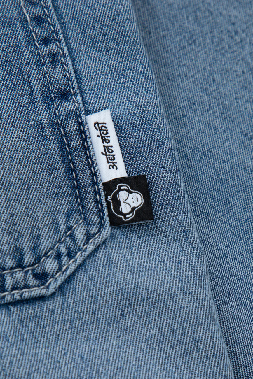 Hooded Denim Shirt - Image 10