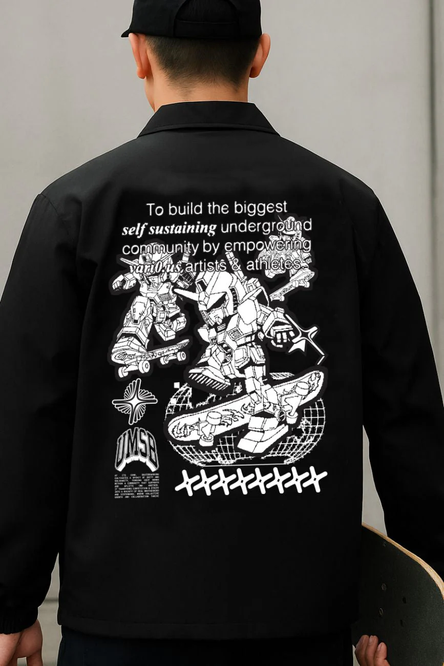Umsb Coach Jacket // Black - Image 9