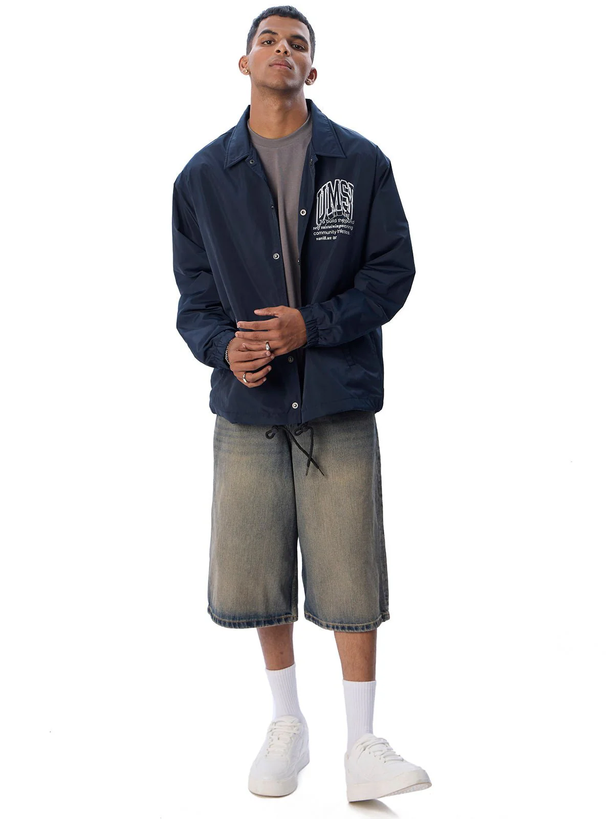 Umsb Coach Jacket // Navy Blue - Image 2