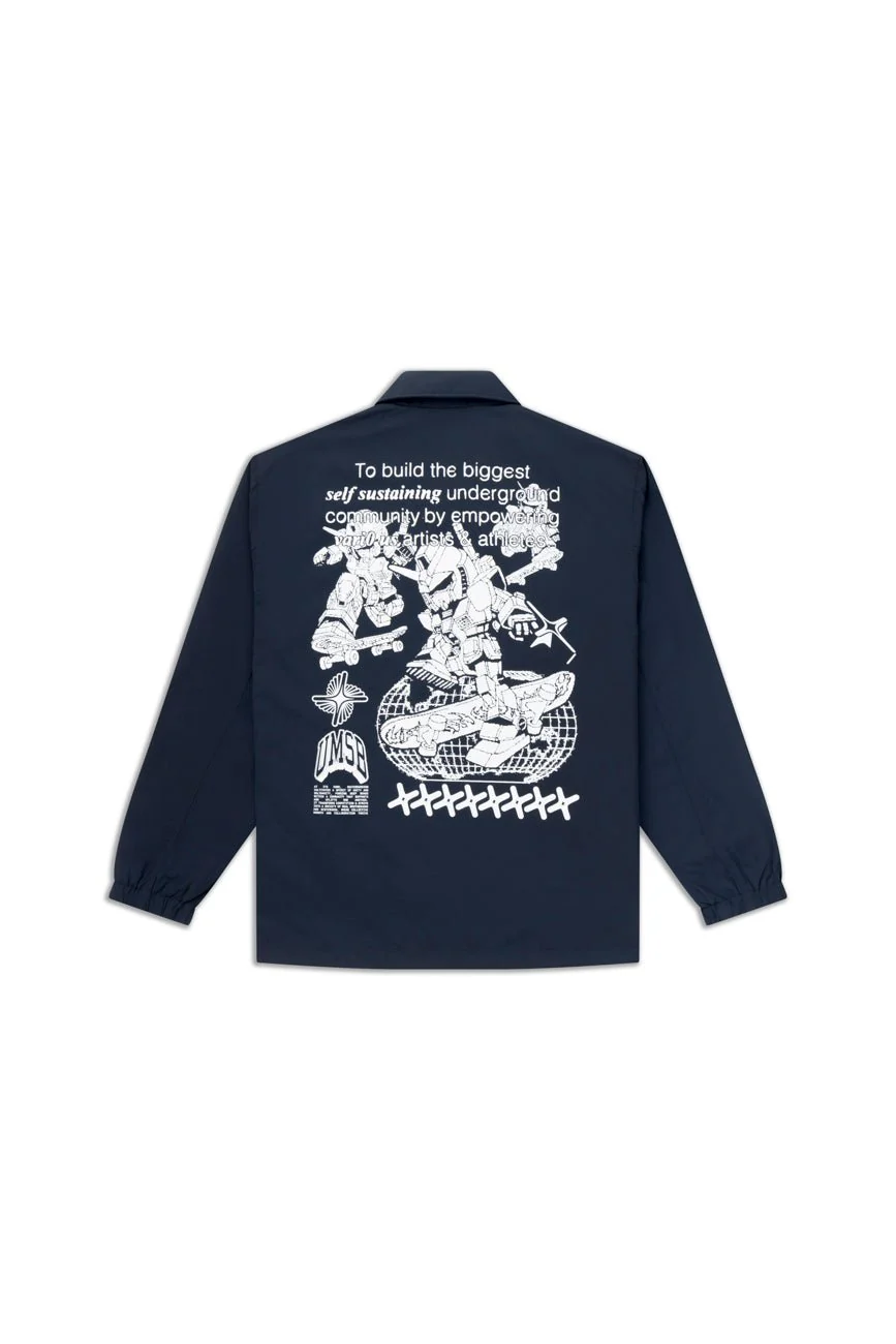 Umsb Coach Jacket // Navy Blue - Image 5