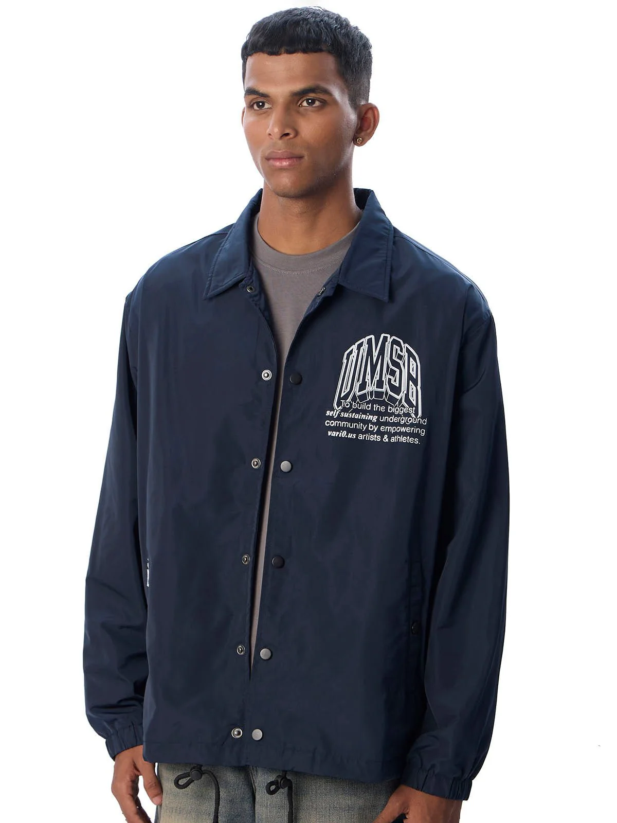 Umsb Coach Jacket // Navy Blue - Image 9