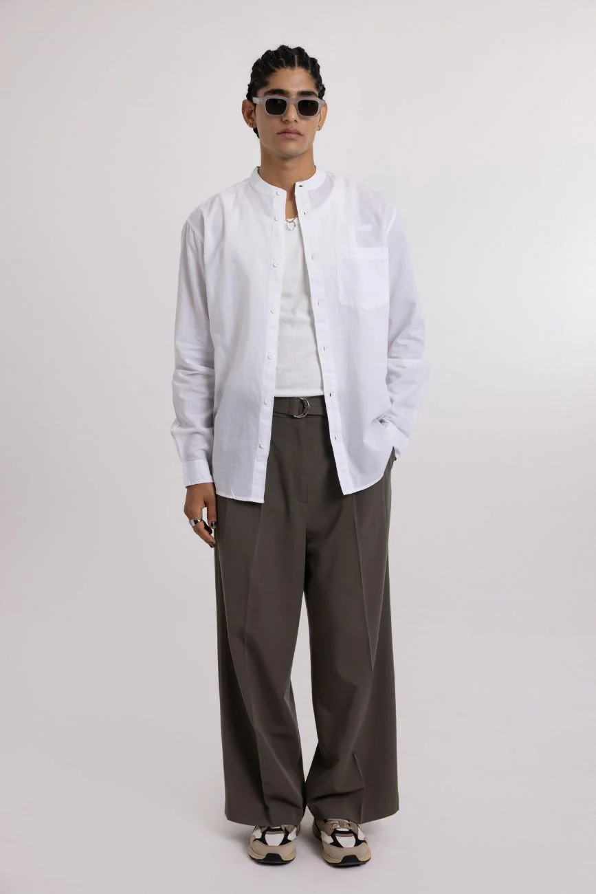 Linen Shirt // White - Image 3
