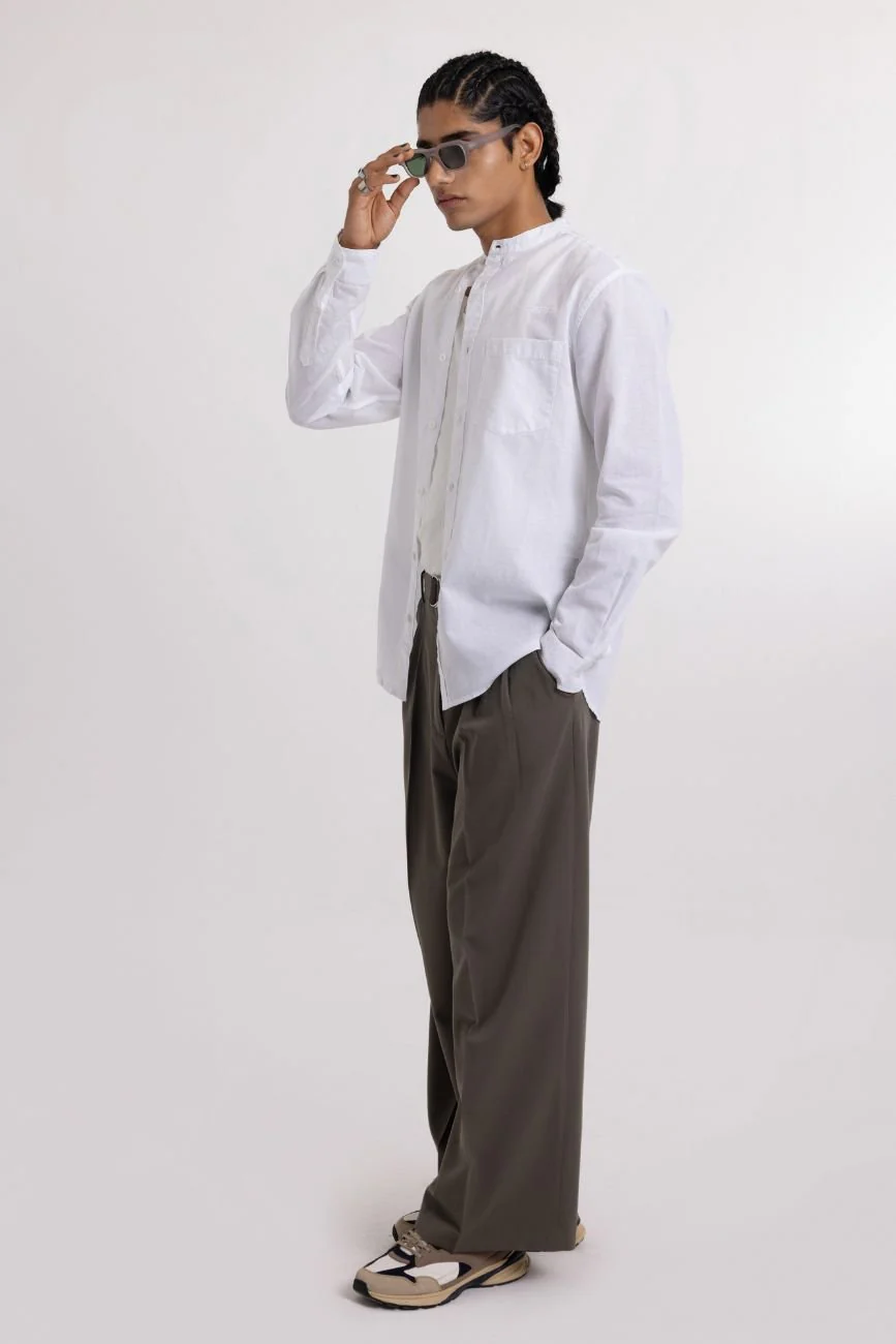 Linen Shirt // White - Image 4