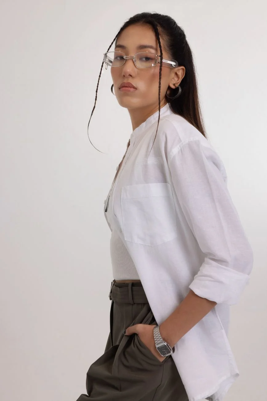 Linen Shirt // White - Image 5
