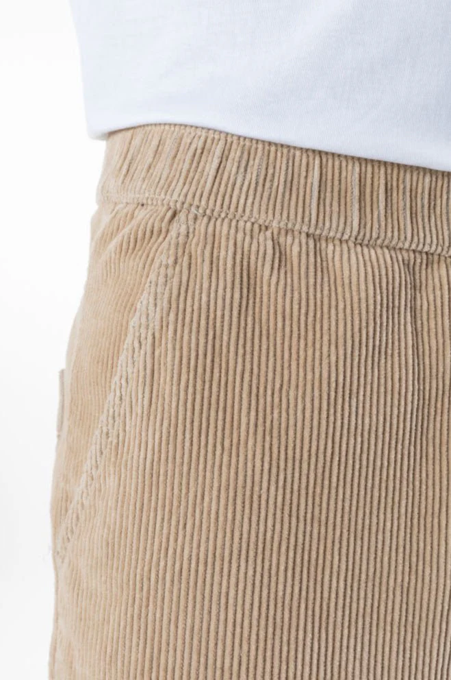Loose Fit Corduroy Trousers // Khaki - Image 4